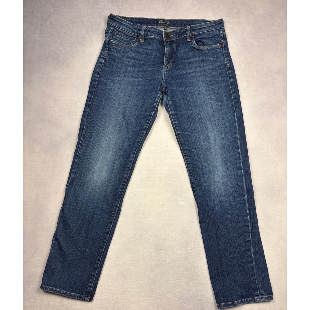 KUT from the Kloth Catherine Boyfriend Jeans Blue Medium Wash Size 10 KP897MA1SF